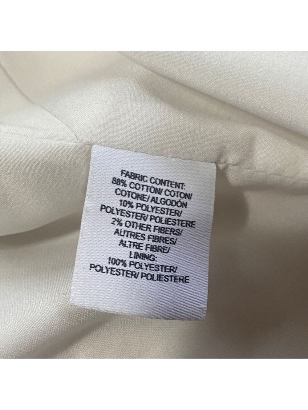10 Crosby Derek Lam Textured off White/beige Blazer - Picture 4 of 9